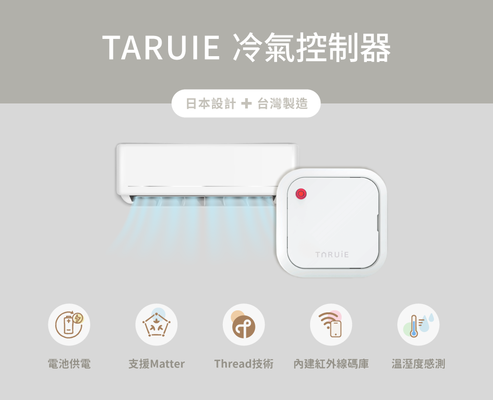 智慧家庭組合包 TARUIE 冷氣控制器